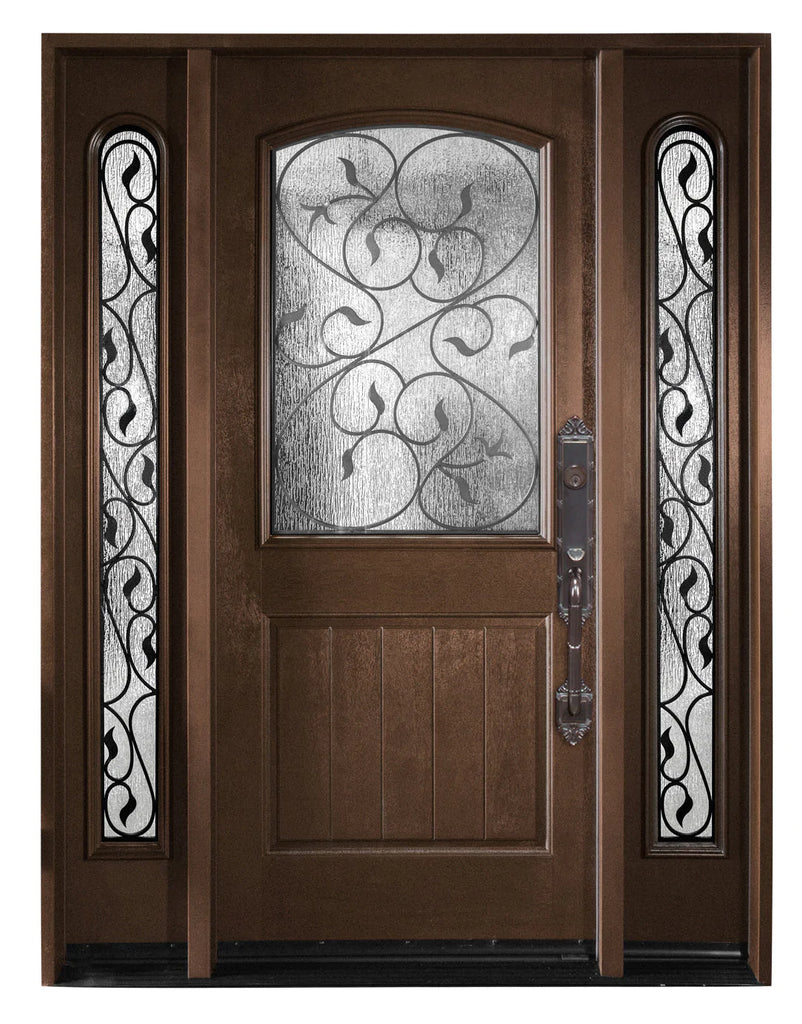 Single Front Doors with Glass: A Trendy and Practical Choice