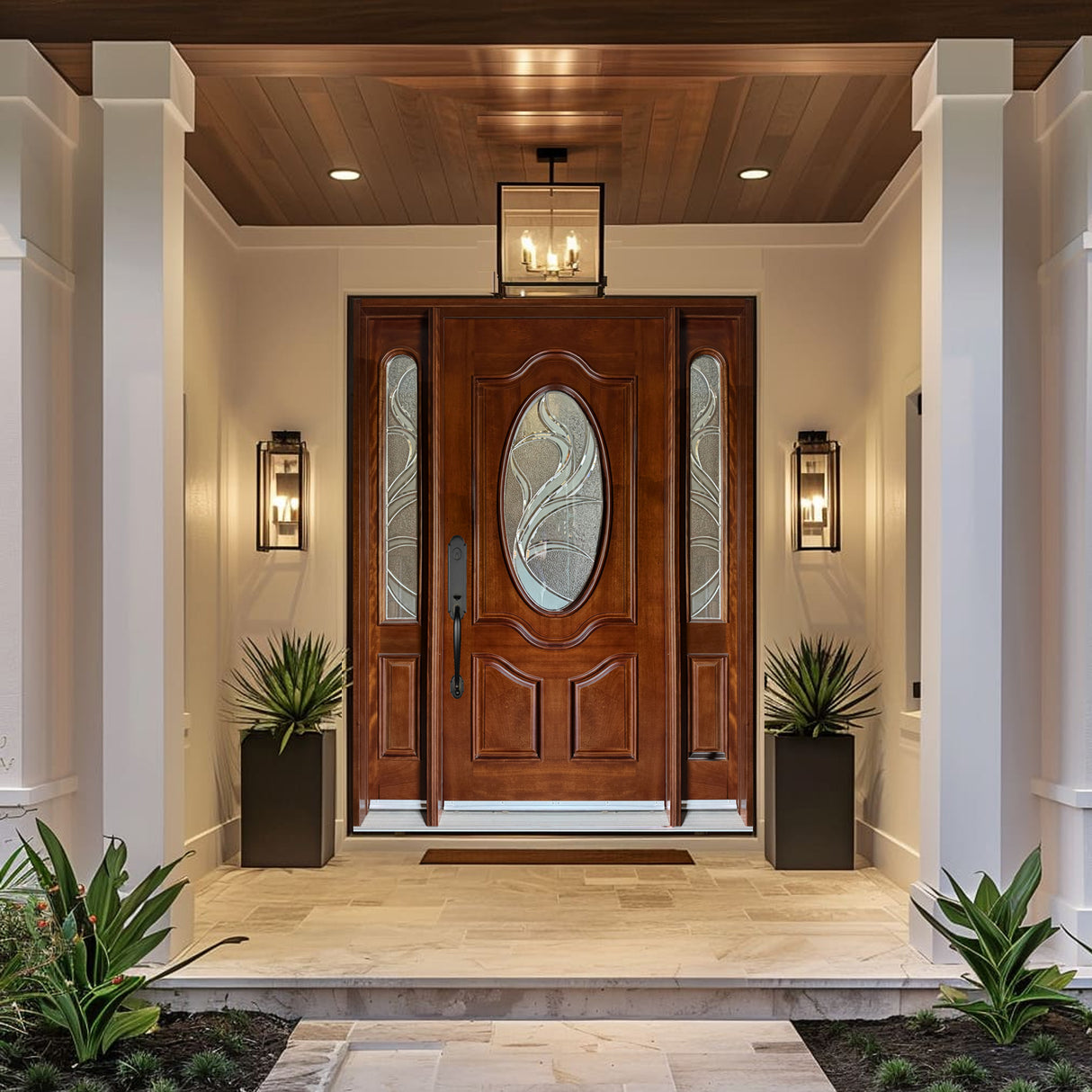 Solid Wood Exterior Door-M800G