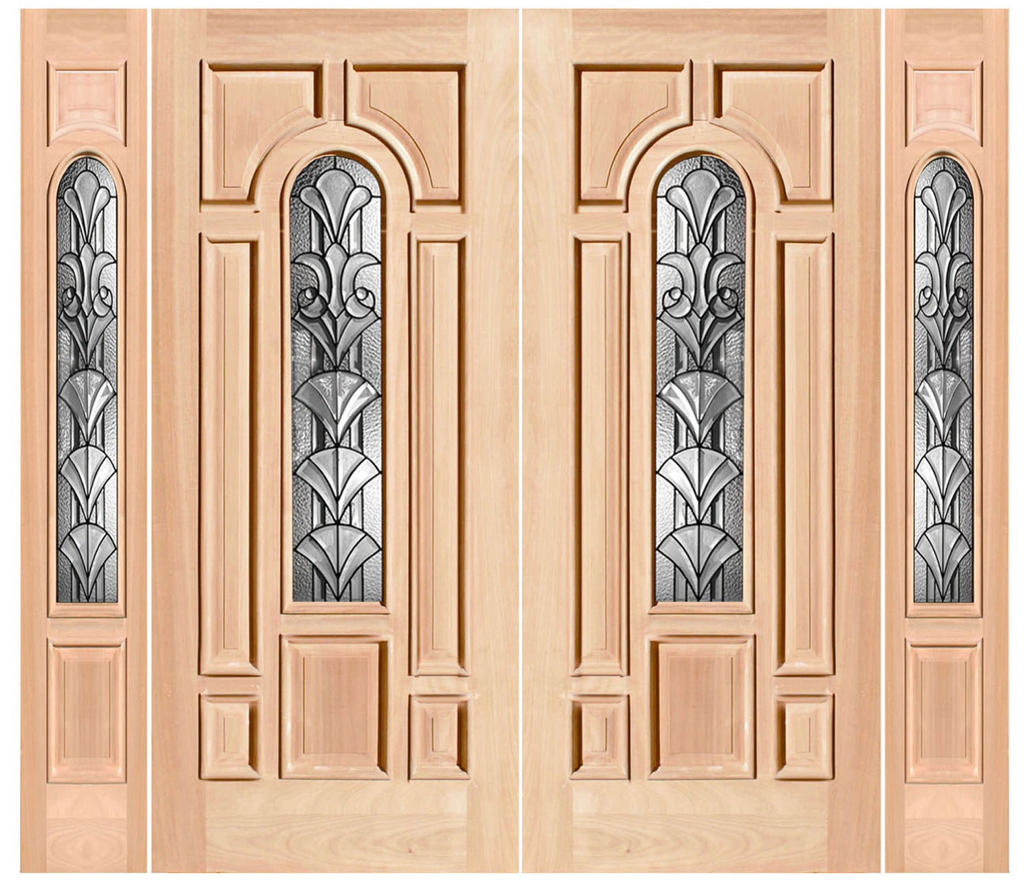 Mahogany Slab Solid Wood Door-M280 Series
