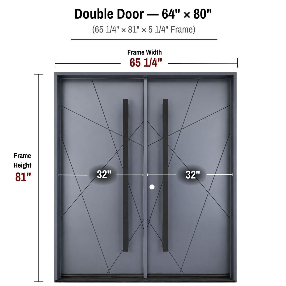 M2011 | Exterior Wood Double Doors