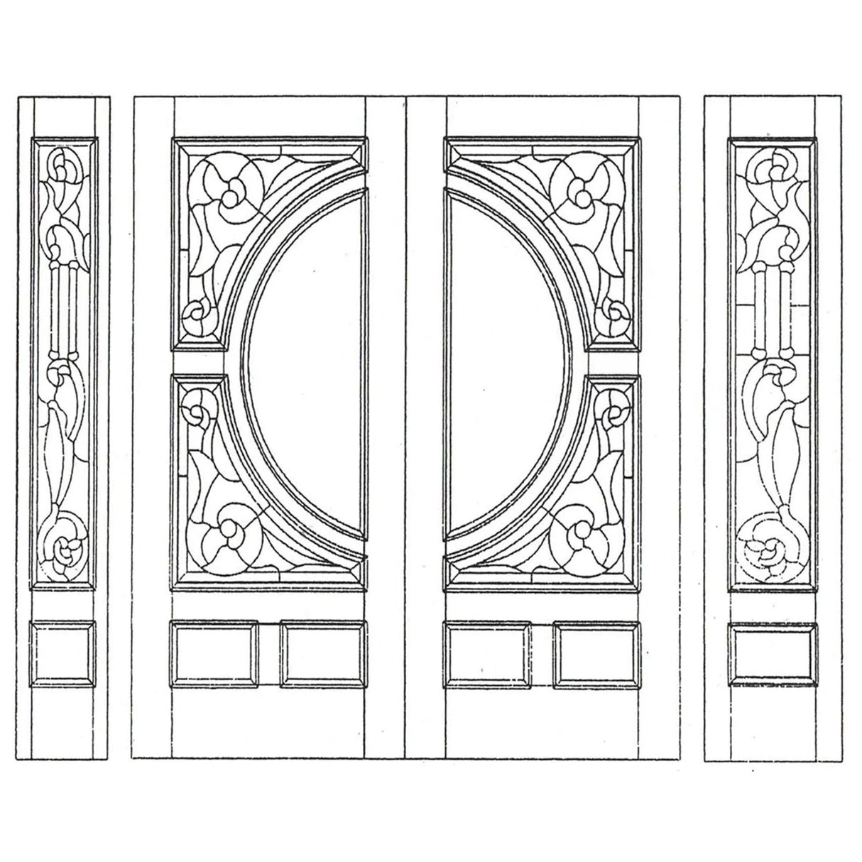 Illustration Of Slab Doors