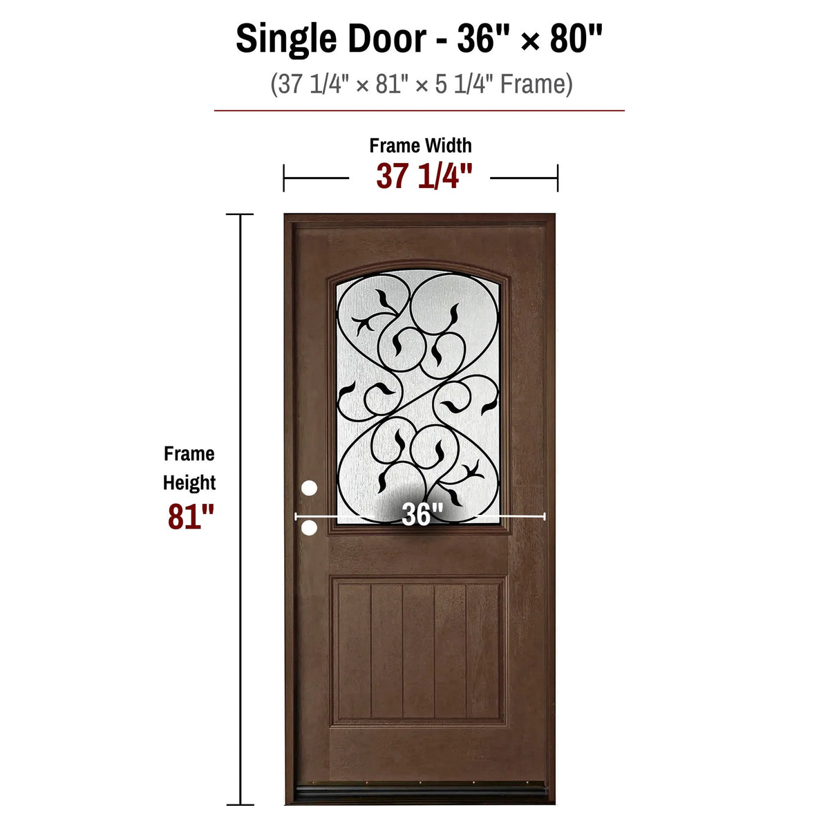 Fiberglass Exterior Door FD04W