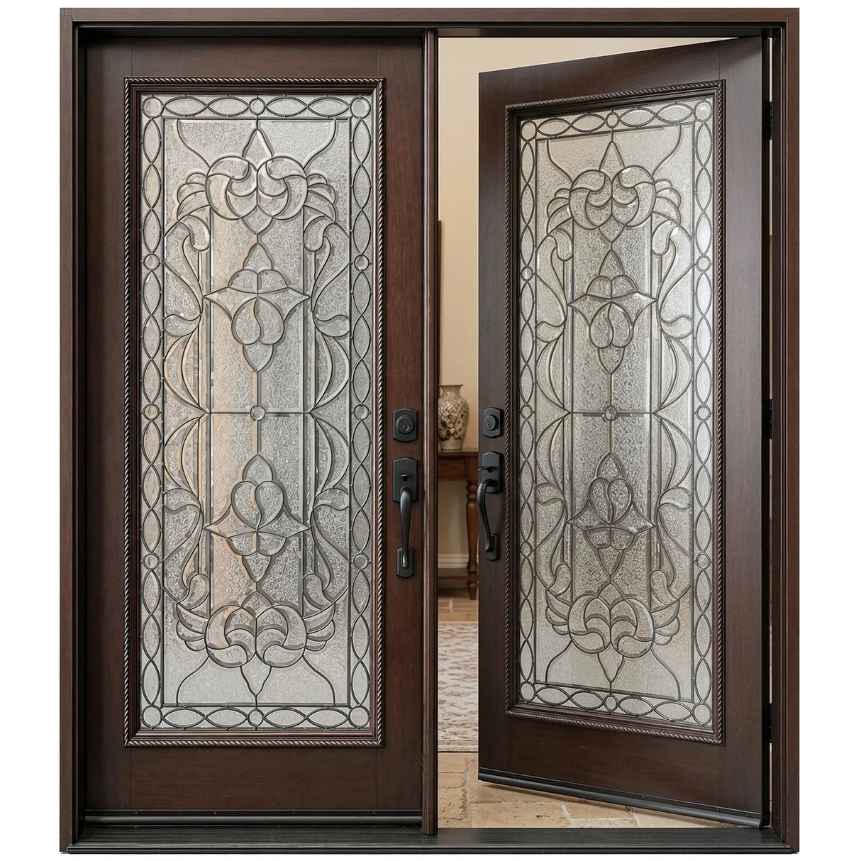 Solid Wood Exterior Door M577