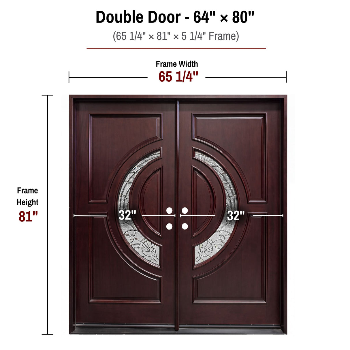 Solid Wood Exterior Door M580E