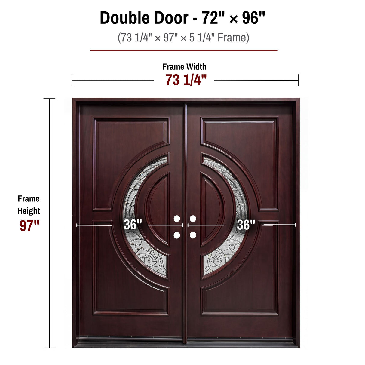 Solid Wood Exterior Door M580E