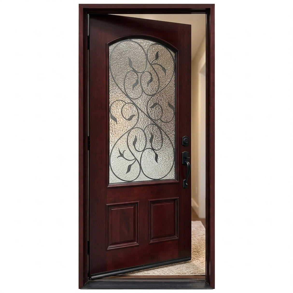 Prehung Solid Wood Entry Door - M002