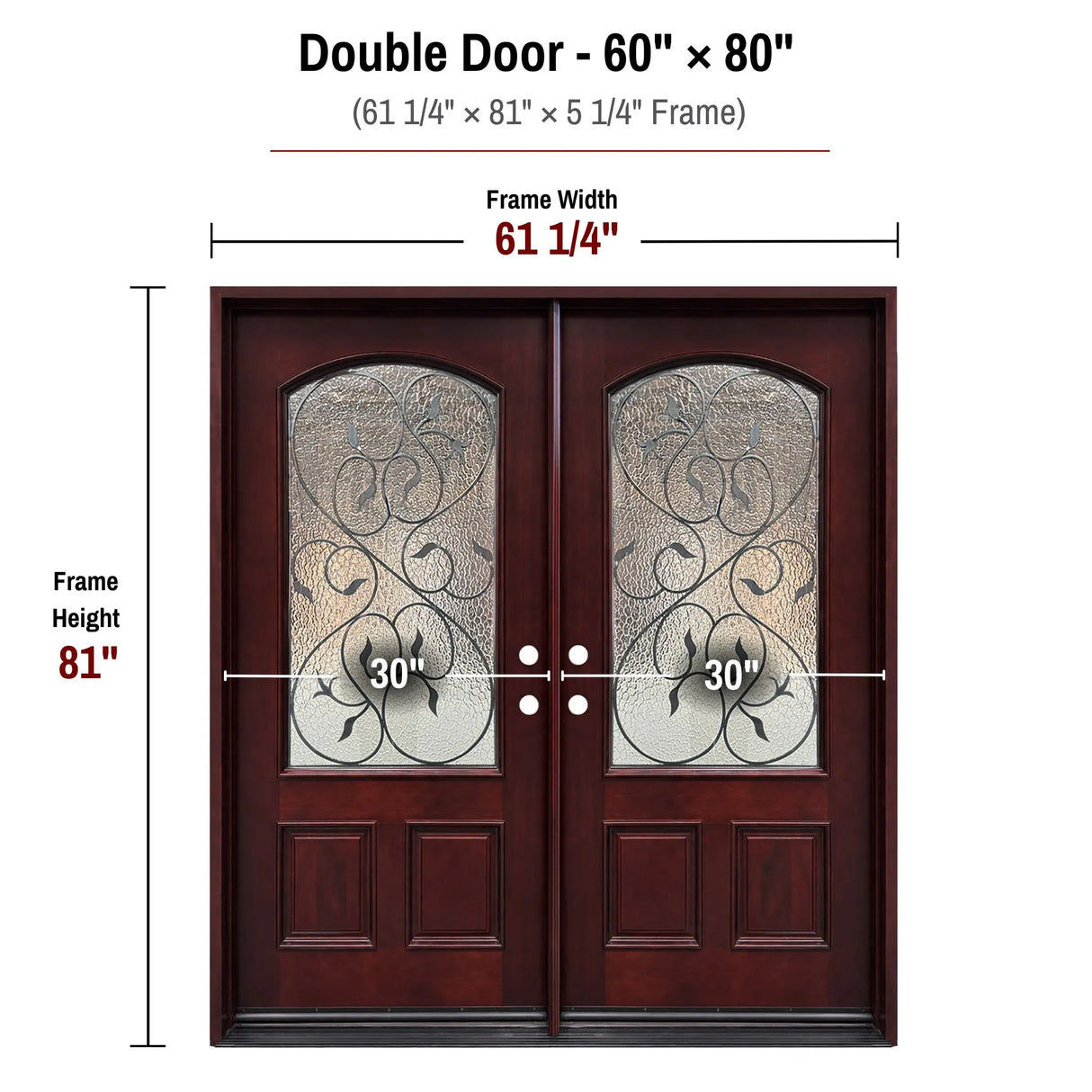 Prehung Solid Wood Entry Door - M002