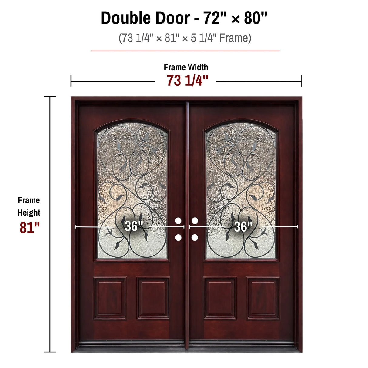 Prehung Solid Wood Entry Door - M002