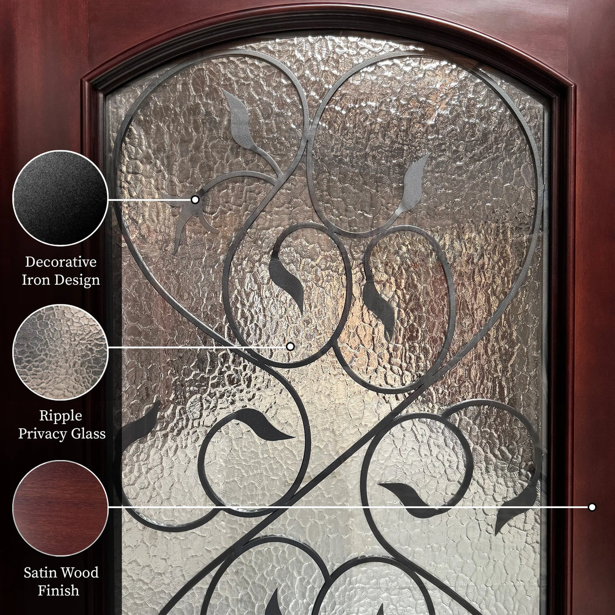 Prehung Solid Wood Entry Door - M002