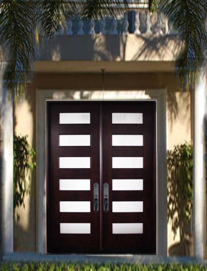 Solid Wood Exterior Door M6P