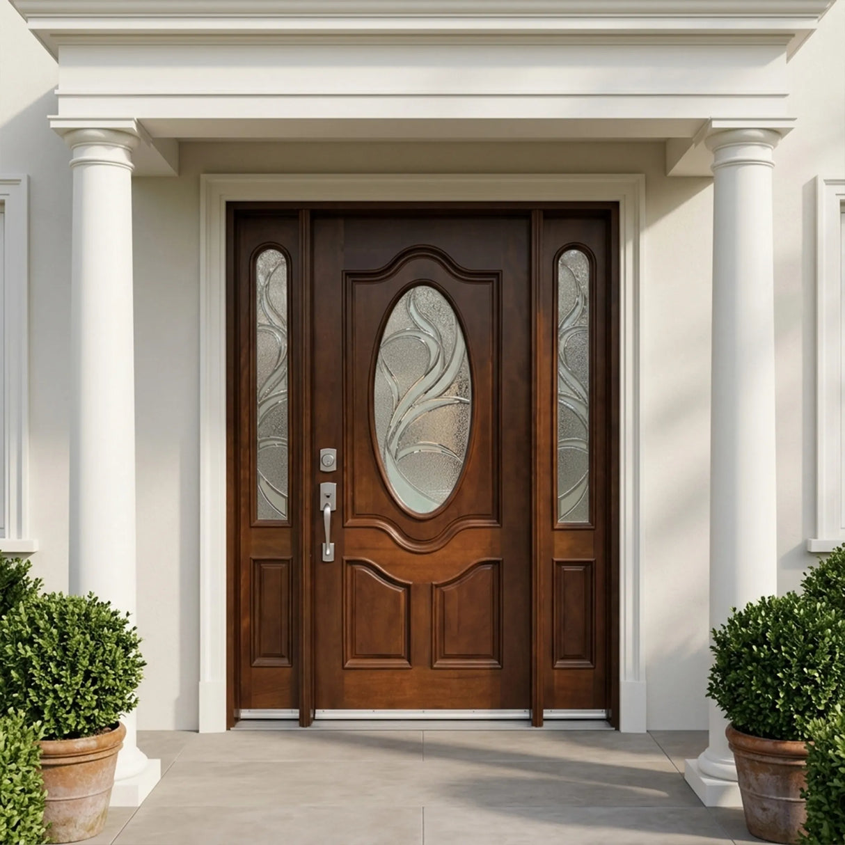 Solid Wood Exterior Door-M800G