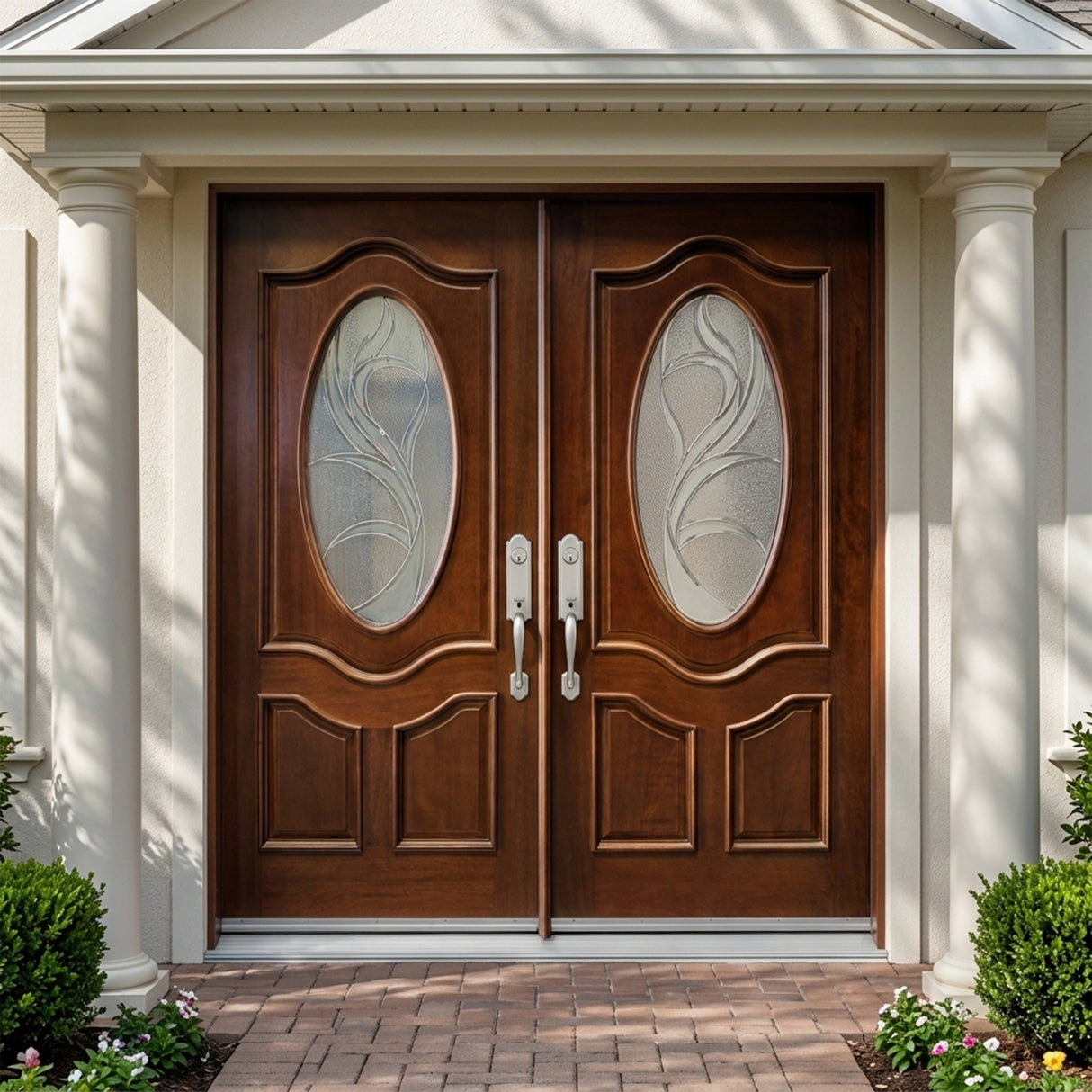 Solid Wood Exterior Door-M800G
