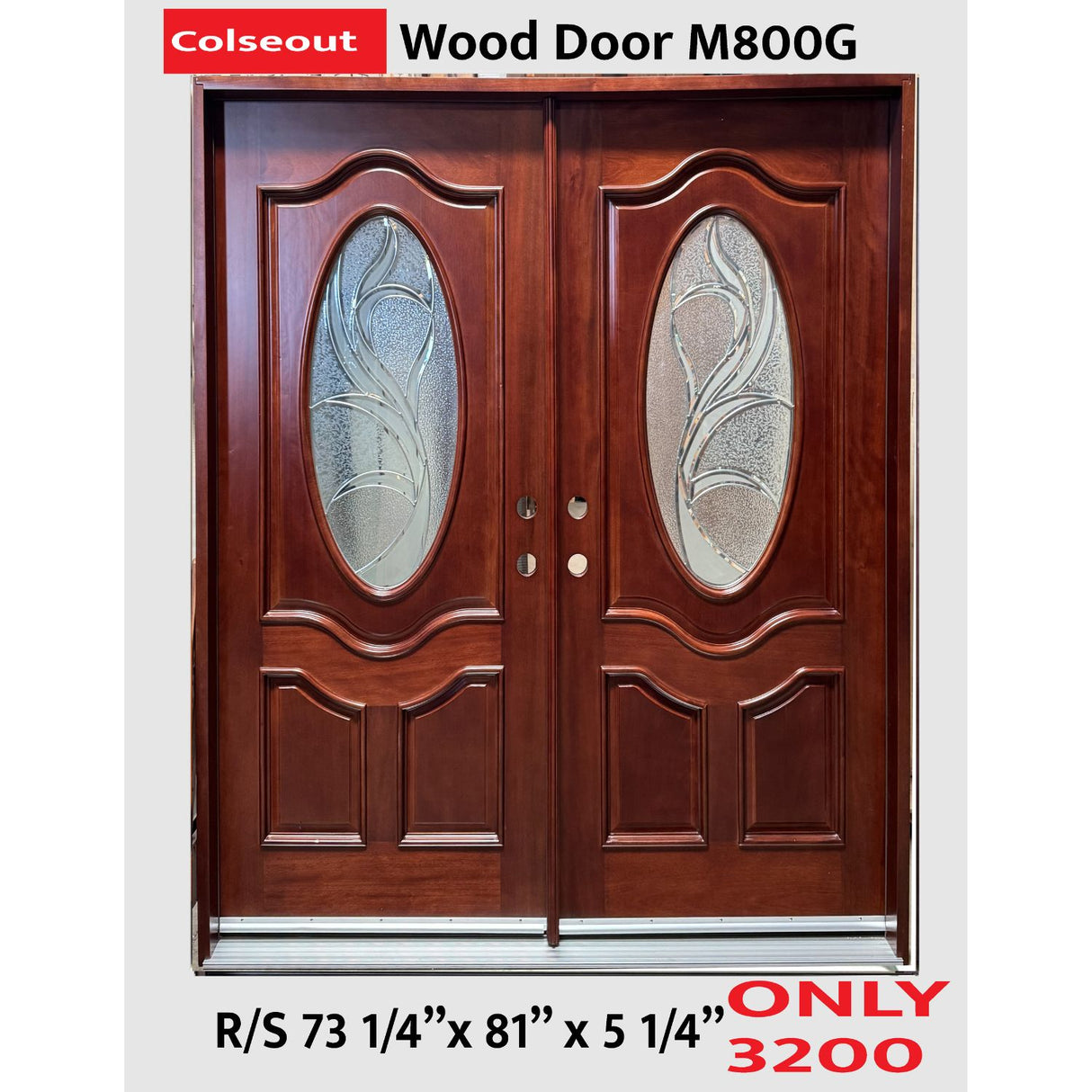 M800G Exterior Wood Door - Ready To Install - Closeout Sale