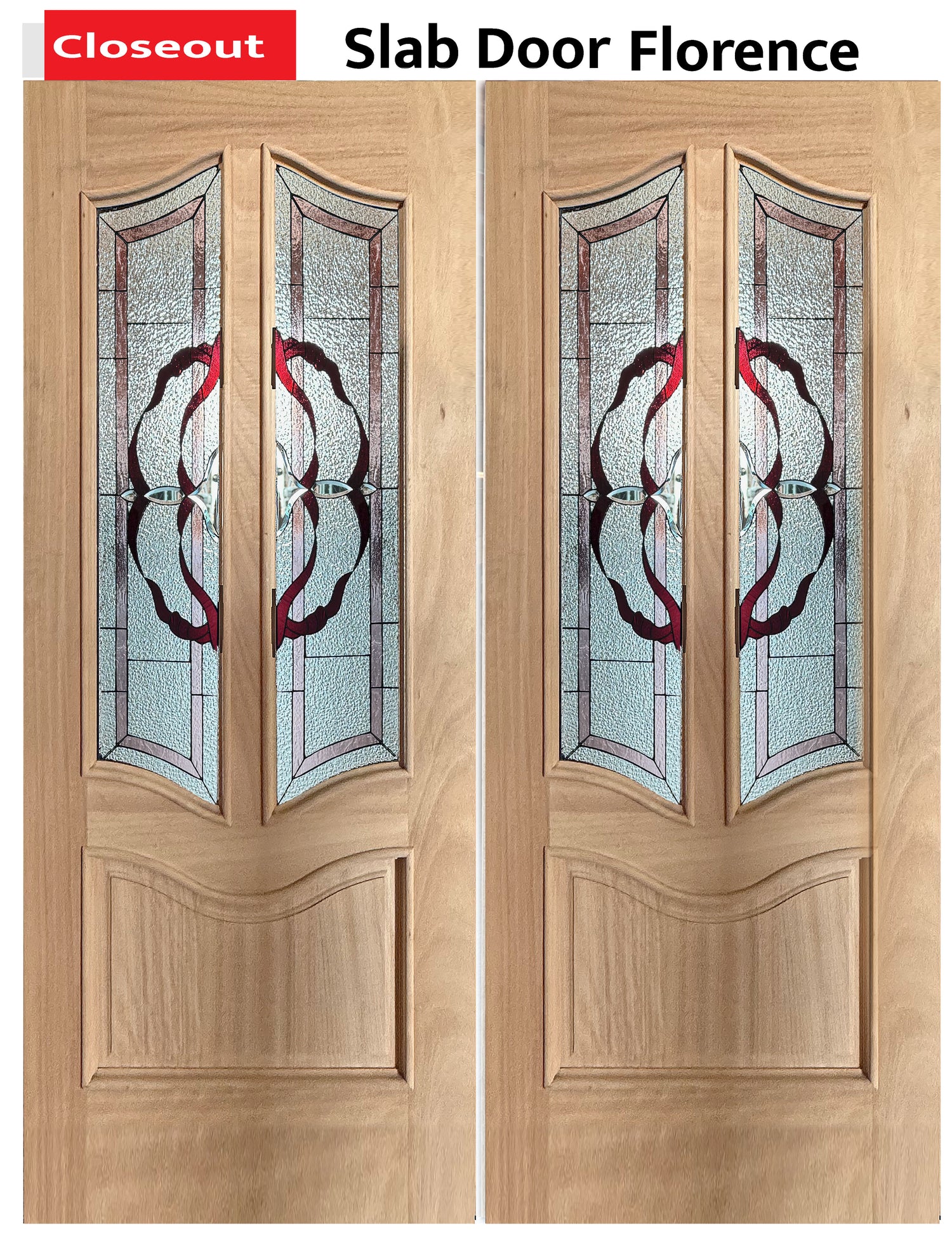 Slab Solid Wood Door- Florence