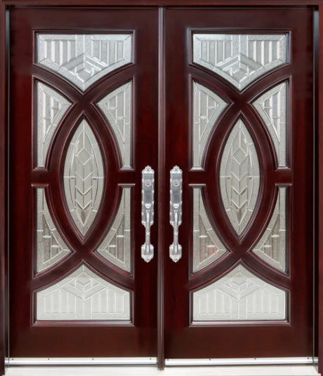 Double Front Doors With Glass