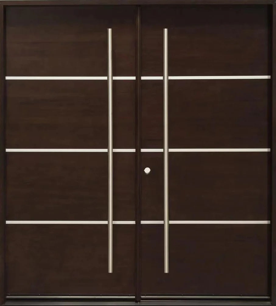 modern wood front door