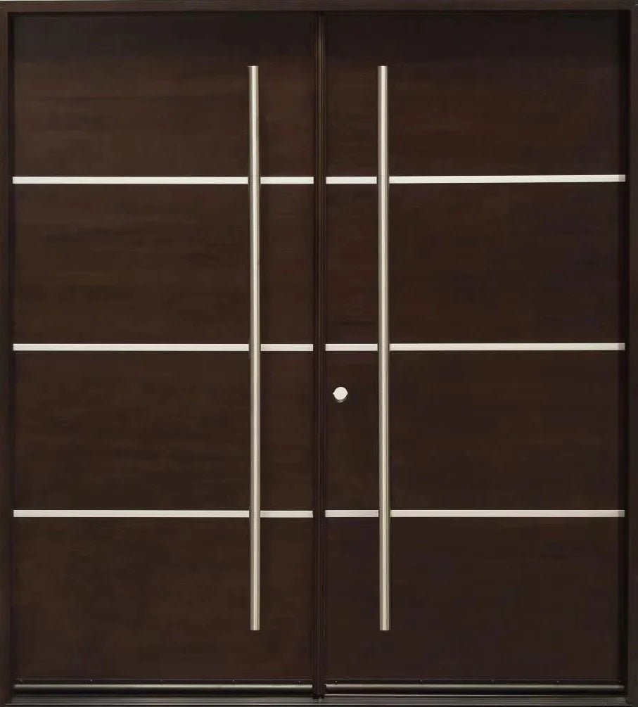 modern wood front door