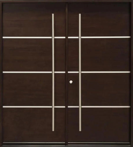 modern wood front door