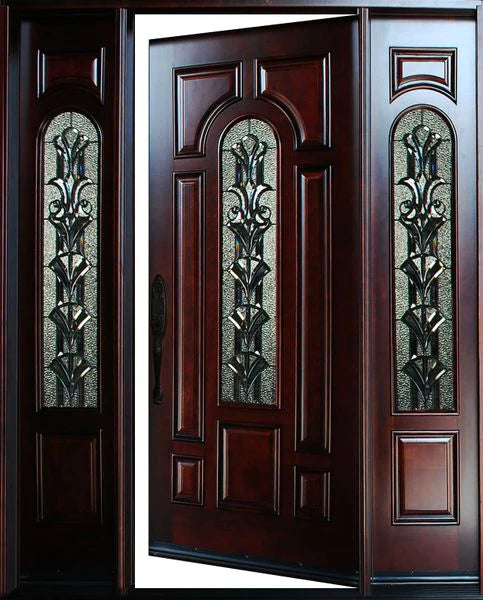 Boosting Curb Appeal: The Warmth of A Walnut Front Door