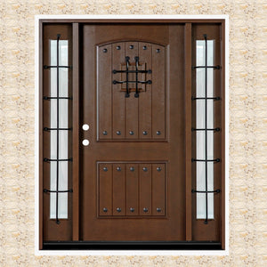 Castle Exterior Fiberglass Door