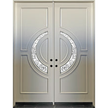 Load image into Gallery viewer, Solid Wood Exterior Door M580E-White