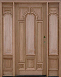 M280 Series Mahogany Slab Wood Door – Closeout Sale