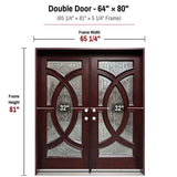 Solid Wood Exterior Door M705A