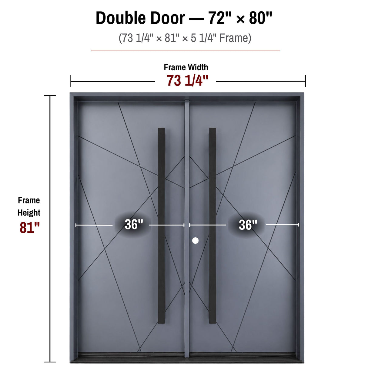 M2011 | Exterior Wood Double Doors