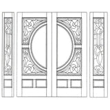 Illustration Of Slab Doors
