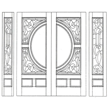 Illustration Of Slab Doors