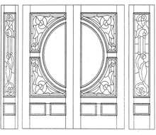 Load image into Gallery viewer, M580c Slab Wood Entry Door – Closeout Sale