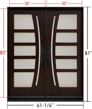 Load image into Gallery viewer, M1012 | Exterior Wood Double Doors