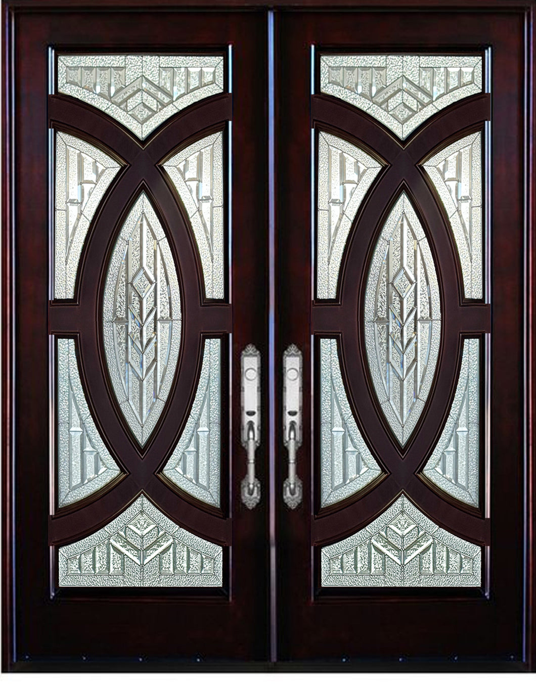 M705A Exterior Entry Wood Door