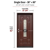 FD280B Fiberglass Doors