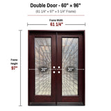 Solid Wood Exterior Door 300I -Time Tunnel