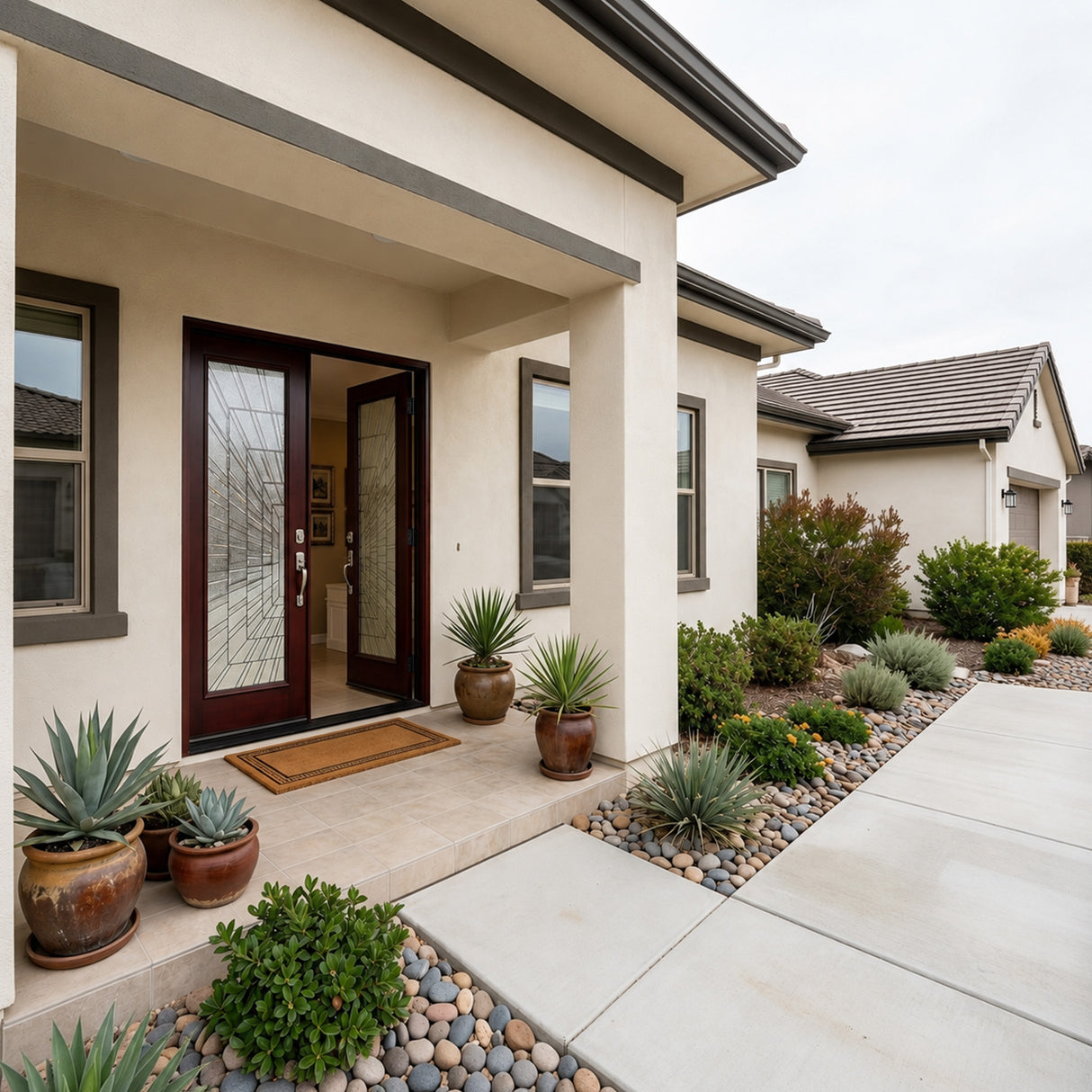 Solid Wood Exterior Door 300I -Time Tunnel