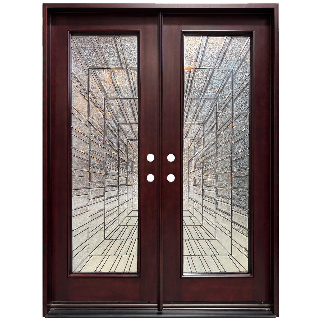 Solid Wood Exterior Door 300I -Time Tunnel