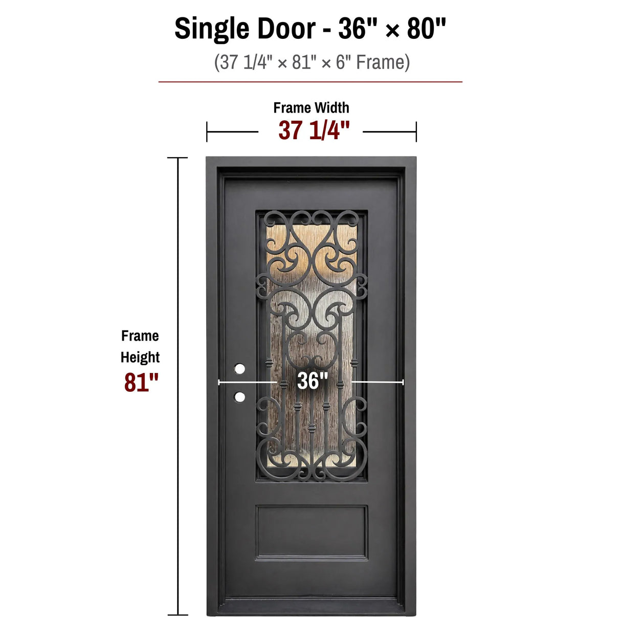 Iron Front Door (ID07)
