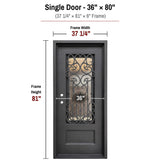 Iron Front Door (ID07)