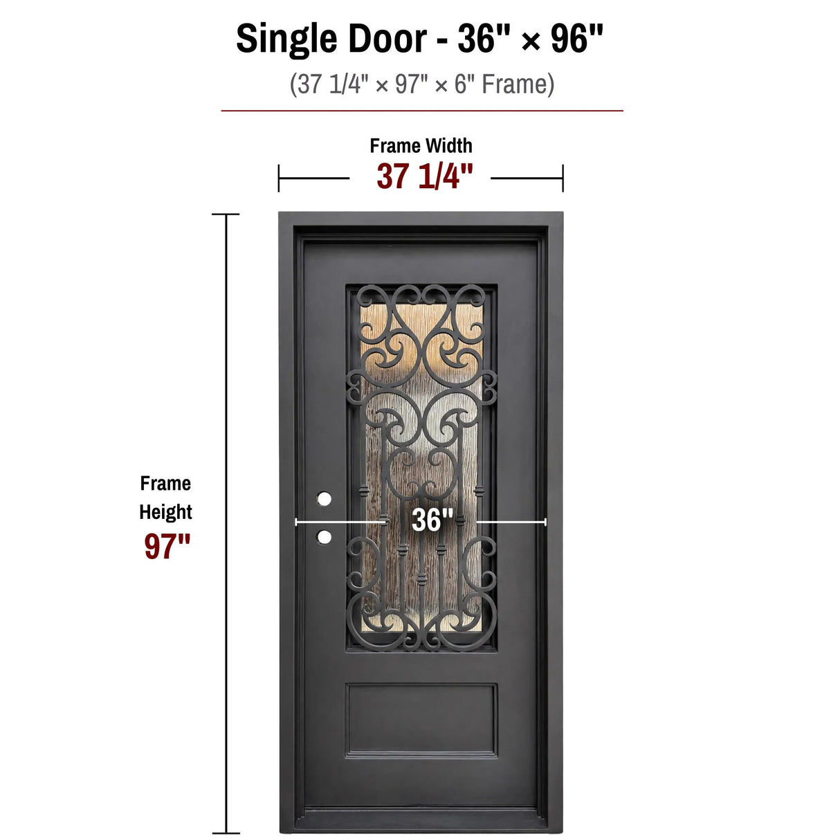Iron Front Door (ID07)