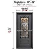Iron Front Door (ID07)
