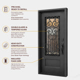 Iron Front Door (ID07)
