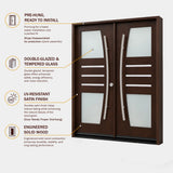 M1010 | Exterior Wood Double Doors
