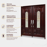 Solid Wood Entry Door-M280