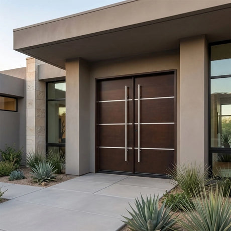 M4P-The Austin - Wood Double Entry Doors