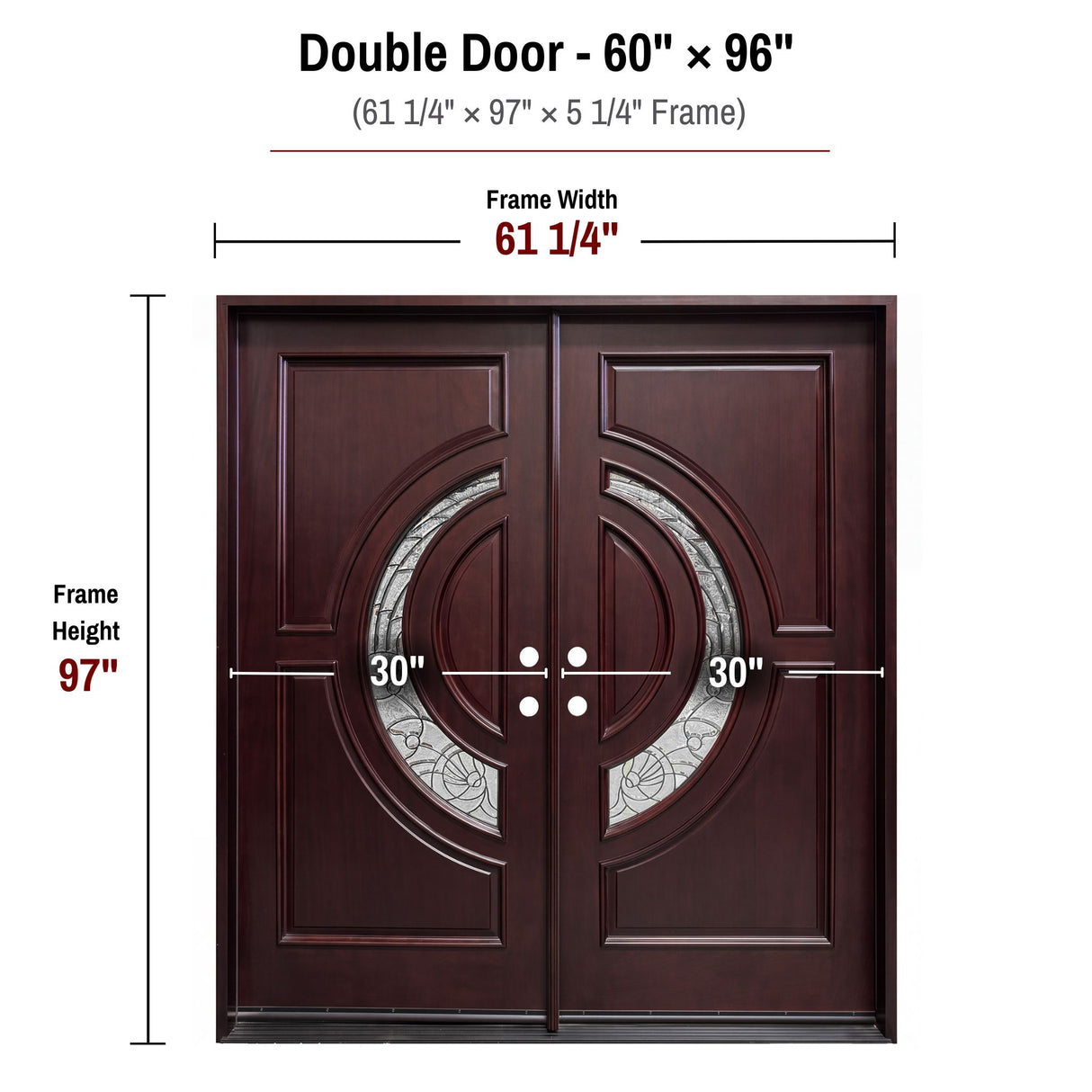 Solid Wood Exterior Door M580E