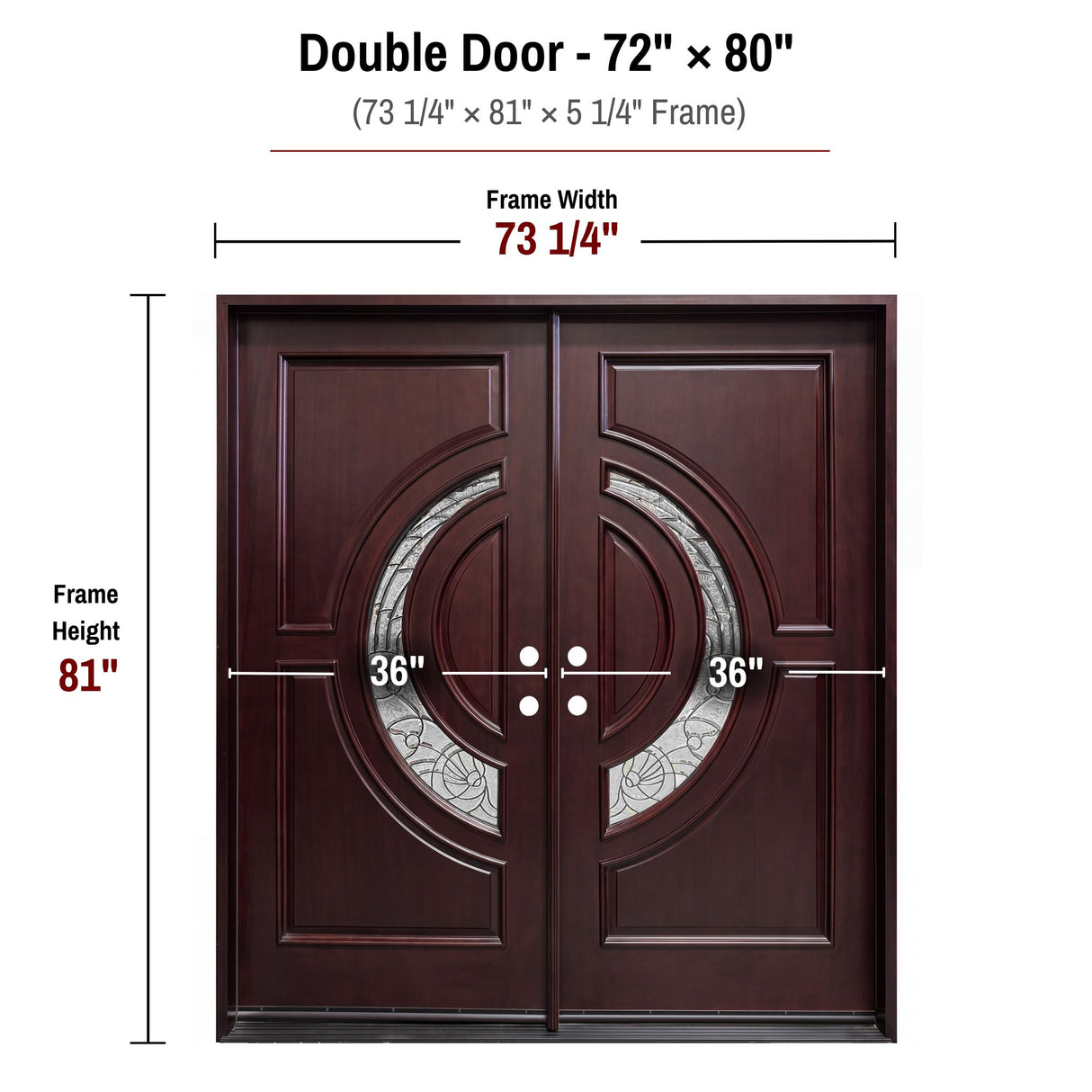 Solid Wood Exterior Door M580E