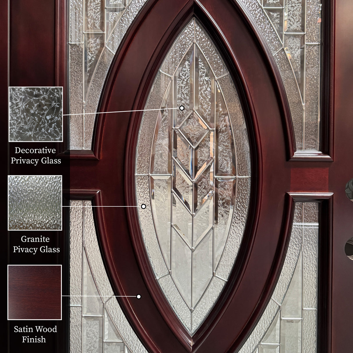 Solid Wood Exterior Door M705A