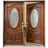 Prehung Solid Wood Exterior Door - M800G