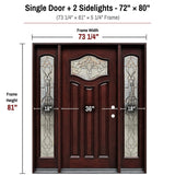M-Paris Wood Exterior Door
